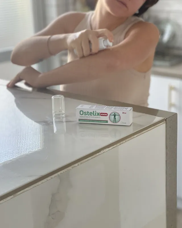 Ostelix Hondro pealekandmine küünarnukile